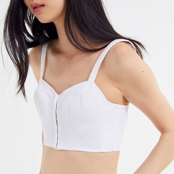 Urban Outfitters Ana Hook + Eye Cropped Cami - Picture 1 of 4